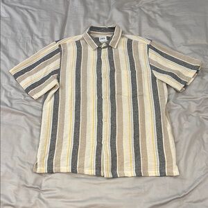 NWOT Zara Yellow Casual Button Down Shirt